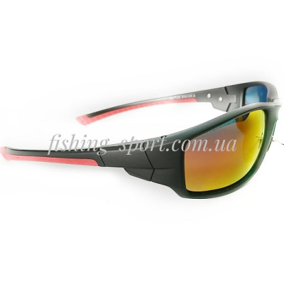 Очки  Gamakatsu Racer Gray + Red Mirror зеркальные (712800016)