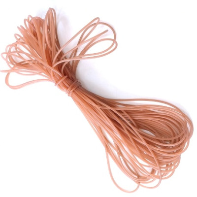 Резина рыболовная силиконовая 2мм 16м коричневая (323485)