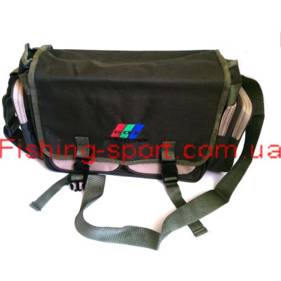 Сумка спиннингиста  EOS  17x40x25 +4коробки  (323423)