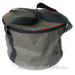 Ведро для замешивания прикормки Skipper 30 см с крышкой  (324015)