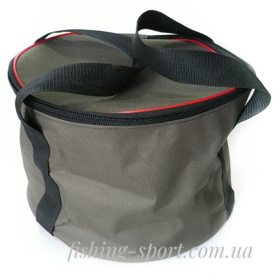 Ведро для замешивания прикормки Skipper 30 см с крышкой  (324015)