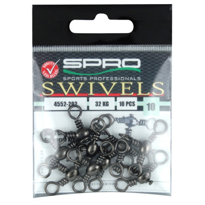 Вертлюг тройной Spro Crossline Swivel 004s 27кг. (4519004)