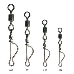 Вертлюг с застежкой Spro Rolling Swivel with Italian snap 001s (4534001)