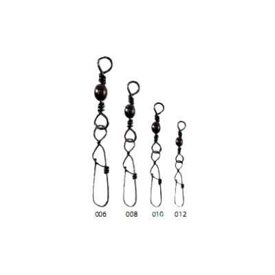 Вертлюг с застежкой Spro Scandinavian Swivel 012s (4523012)