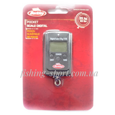 Весы Berkley FISHINGEAR DIGITAL POCKET SCALE 25кг (1402808)