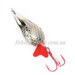 Блесна Spinnex Atom 14гр. серебро (322479)