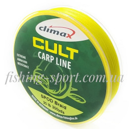 Шнур Сподовый Climax CULT SPOD BRAID 274 м желтый (324139) Шнур Сподовый Climax CULT SPOD BRAID 274 м желтый (324139)