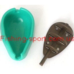 Комплект кормушка "метод" плоская Технокарп Flat 30гр. N +форма (323397) Комплект кормушка "метод" плоская Технокарп Flat 30гр. N +форма (323397)