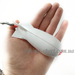 Ракета прикормочная  мини белая 20 гр (323996)