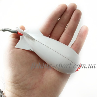 Ракета прикормочная  мини белая 20 гр (323996)