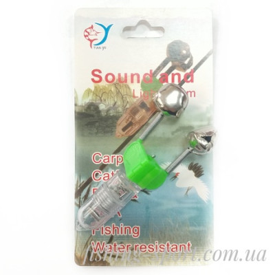 Электронный сигнализатор поклевки  +бубенчик  блистер( 323432)