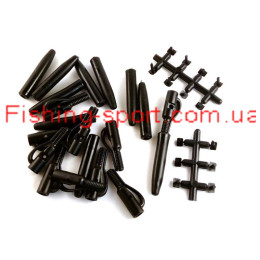 Комплект клипса Sevi Fishing Leadclips,стопор,конус  10шт. (322352)