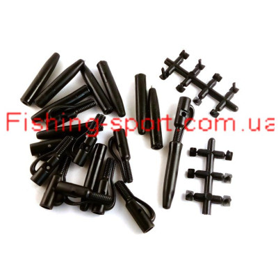 Комплект клипса Sevi Fishing Leadclips,стопор,конус  10шт. (322352)