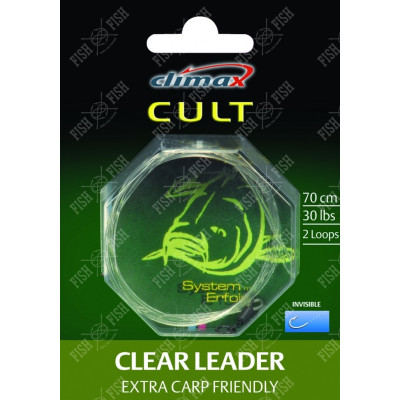 Поводок Climax CULT Clear Leader 30lb.