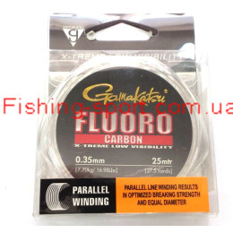 Флюорокарбоновая леска Gamakatsu Fluorocarbon 25м. 0.35мм 7,7 кг(5063035)