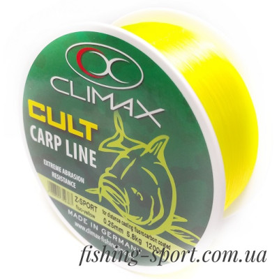 Леска Climax CULT Carp Line Z-sport Yellow (324040)
