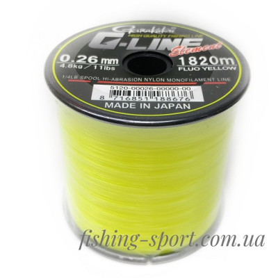 Леска Gamakatsu G-Line Element Fluo желтая 