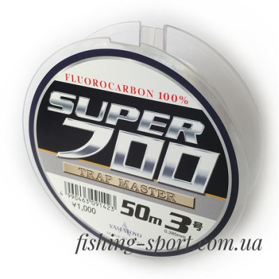 Флюорокарбон Yamatoyo SUPER FLUORO TRAP MASTER 50м. Флюорокарбон Yamatoyo SUPER FLUORO TRAP MASTER 50м.