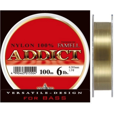 Леска Yamatoyo ADDICT NYLON 100м. Gold (2693-0)