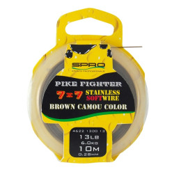 Поводочный материал SPRO 7x7 Brown Soft Wire 10м. (462213001-0)