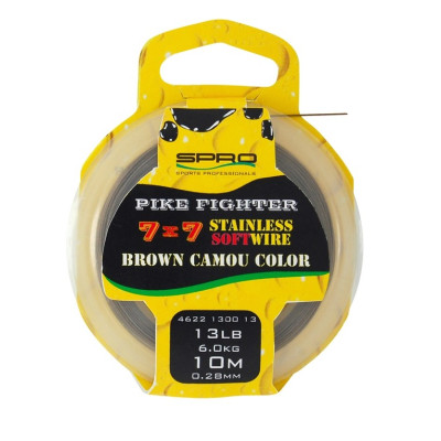 Поводочный материал SPRO 7x7 Brown Soft Wire 10м. (462213001-0)