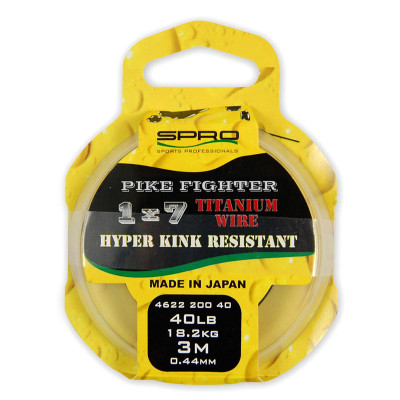 Поводочный материал SPRO 1x7 Titanium Wire 3м. (462220001-0) Поводочный материал SPRO 1x7 Titanium Wire 3м. (462220001-0)