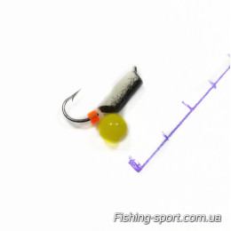 Мормышка вольфрамовая Проф Монтаж столбик кошачий глаз 370 0.5 гр  (323608)