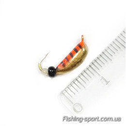 Мормышка вольфрамовая Stream Рижский банан №3 цвет  1.6 гр   (323776)
