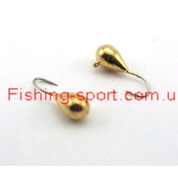 Мормышка Вольфрамовая Stream Капля с ушком (stream_1168-GO)