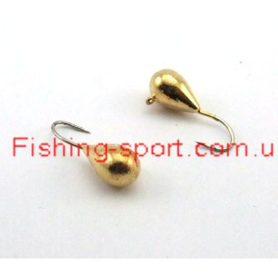 Мормышка Вольфрамовая Stream Капля с ушком (stream_1168-GO)