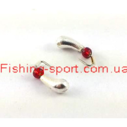 Мормышка вольфрамовая Stream Чесночинка с отв. (1525_Si)