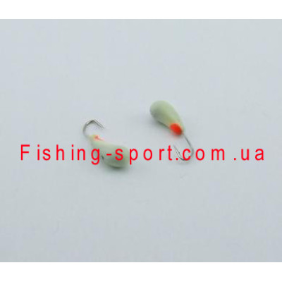 Мормышка вольфрамовая Stream Чесночинка с отв. фосф. (1530_7P) Мормышка вольфрамовая Stream Чесночинка с отв. фосф. (1530_7P)