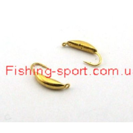 Мормышка Вольфрамовая Stream Супер банан с ушком (stream_1810-GO)