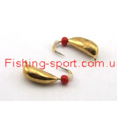 Мормышка вольфрамовая Stream Рижский банан с ушком (stream_2060-Go) Мормышка вольфрамовая Stream Рижский банан с ушком (stream_2060-Go)