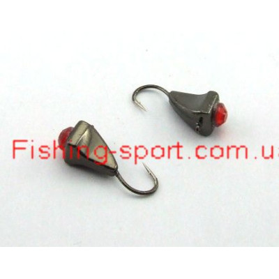 Мормышка вольфрамовая Stream молоток c ушк. с камнем (2550А_BN) Мормышка вольфрамовая Stream молоток c ушк. с камнем (2550А_BN)