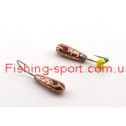 Мормышка вольфрамовая Stream Рисинка с отв. и кемб. (stream_3930С-CU)