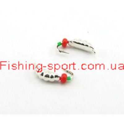 Мормышка вольфрамовая Stream опарыш с ушком (4230Si) Мормышка вольфрамовая Stream опарыш с ушком (4230Si)