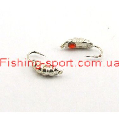 Мормышка вольфрамовая Stream опарыш с камнем (A4240Si)