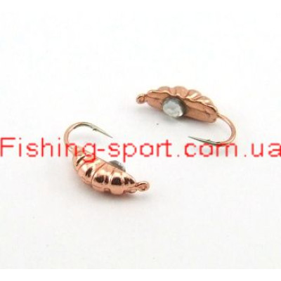 Мормышка вольфрамовая Stream опарыш с камнем (A4240Cu)
