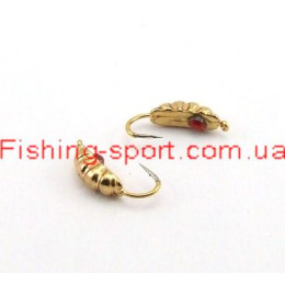 Мормышка вольфрамовая Stream опарыш с камнем (A4240Go)