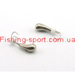 Мормышка вольфрамовая Stream Чесночинка-коза с отв. (K1530-Ni)