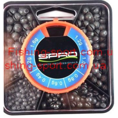 Набор грузов SPRO Splitshot Assortment 140гр(4990140)