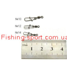 Вертлюг с застежкой Golden Catch №10(0) 1050Bn 12шт 12кг (322548)