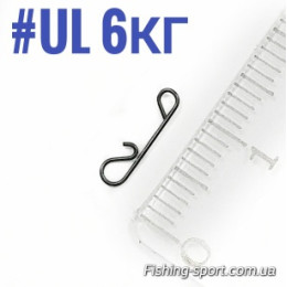 Безузловая застёжка Gurza  №UL 6 кг 10 шт (323759)