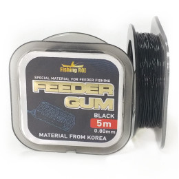 Амортизатор Fishing Roi Feeder Gum 0.8 мм 5 м черная (323891)