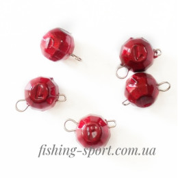 Джиг-головка граненая Fanatik красная  5 шт (324000)