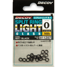 Кольцо заводное DECOY Split Ring Light Class R-1 №0 20шт. (811207)