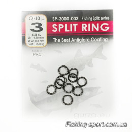 Кольцо заводное Gurza №3 4.5 мм 25 кг  10 шт (323764)