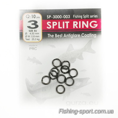 Кольцо заводное Gurza №3 4.5 мм 25 кг 10 шт (323764) Кольцо заводное Gurza №3 4.5 мм 25 кг 10 шт (323764)