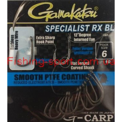 Крючок Gamakatsu Specialist RX BL 008 10шт(321325)